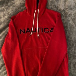 Red Nautica sweatshirt/hoodie size: small